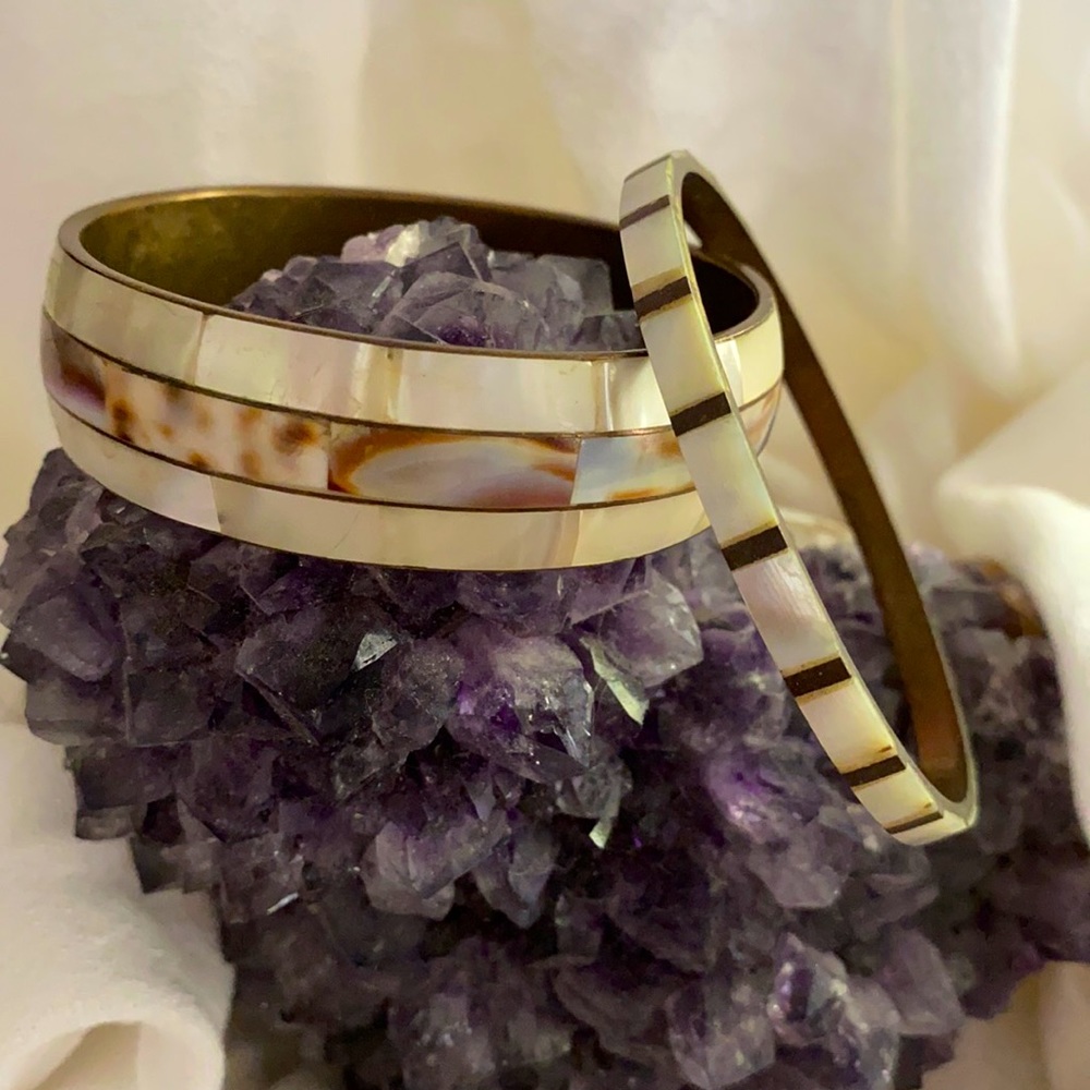 Mother of Pearl and Abalone Bracelet